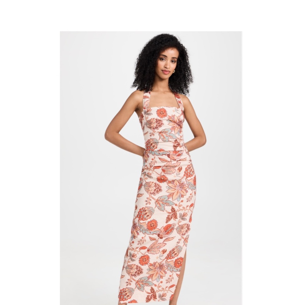 SIR the label Noemi midi halter dress sz 3